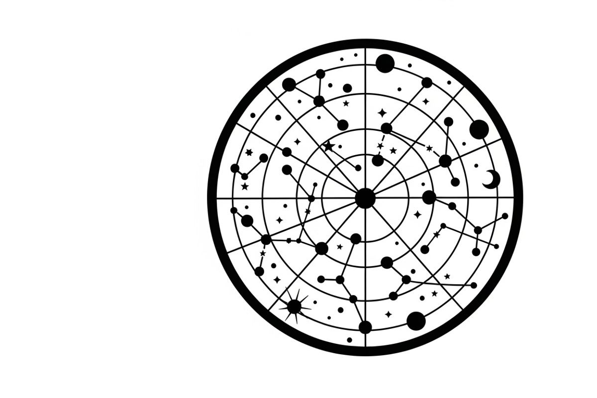 Elegant custom star map wall panel, an Illustration by Amazin_art (Photo 28 of 36)