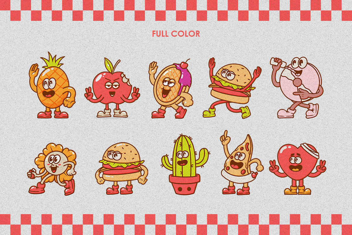 Cartoon Vectors Illustration, an Object Graphic by Brew & Butcher Studio (Photo 2 of 6)