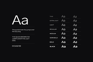 LINEAR GROTESK - Modern Font Family