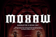 Moxaw - Gothic Font