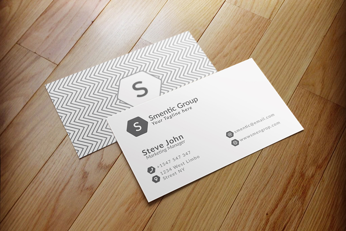 Simple Business Card V2, a Business Card Template by Shahjhan (Photo 1 of 3)
