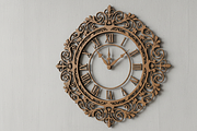 Ornamental Wall Clock Laser Cut, an Object Graphic by Amazin_art (Thumbnail 1 of 3)