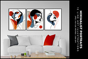 Minimalist Portraits, a Decorative Illustration by Digital Art Creations (Thumbnail 5 of 8)