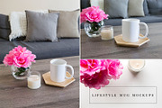 Lifestyle Scene Mug Mockup Bundle, a Product Mockup by daintydarling (Thumbnail 1 of 3)