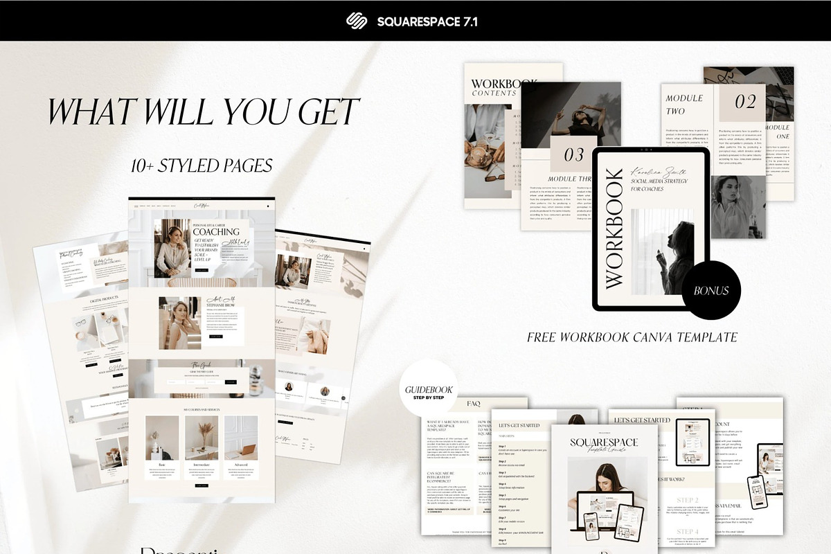 Squarespace Website Template Coach, a Squarespace Template by Presentibox (Photo 8 of 8)