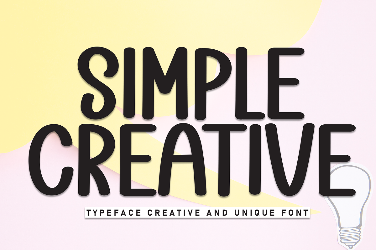 Simple Creative | Script Font, a Script Font by Scratchones (Photo 1 of 8)