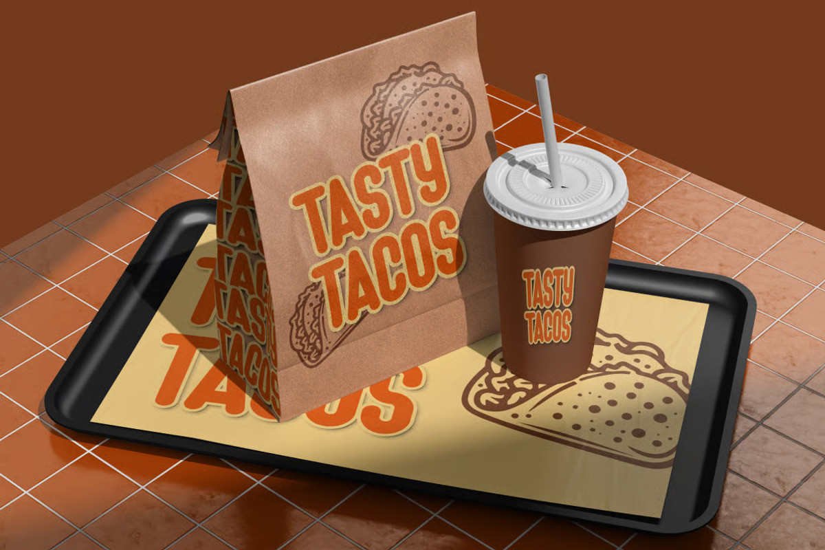 Tacozy – Playful Food Display Font, a Sans Serif Font by Brand Earth (Photo 7 of 7)
