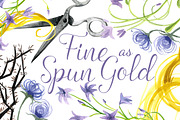 Fine as Spun Gold, an Illustration by Digital Press Creation (Thumbnail 3 of 3)
