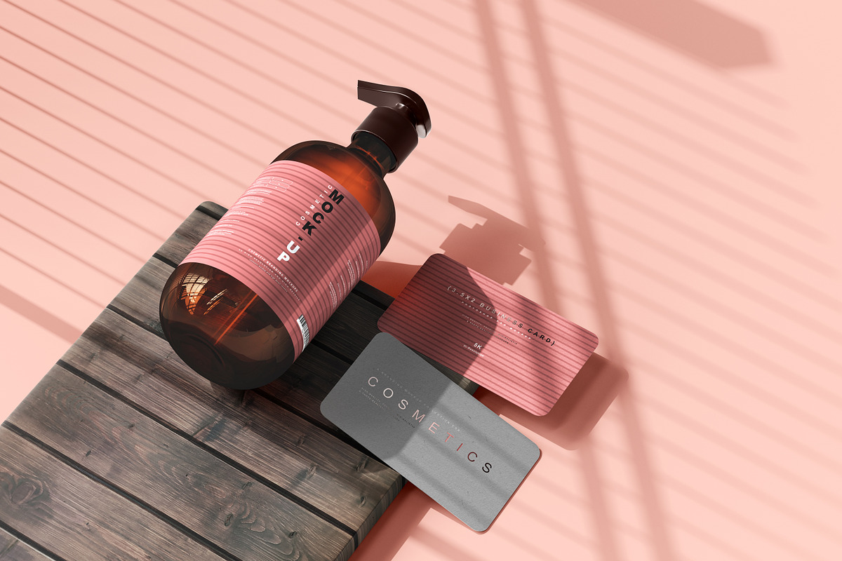 250+ Cosmetic Branding Mockup Bundle, a Cups & Container Mockup by pmvch (Photo 204 of 273)