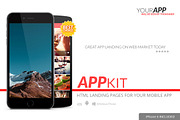 AppKit – Landing Page For Mobile App, a Bootstrap Template by ArtRow Team (Thumbnail 1 of 5)