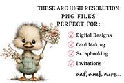 Whimsical Spring Goose Clipart, an Illustration by OK Design (Thumbnail 4 of 6)