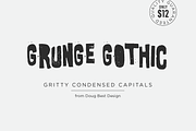 Grunge Gothic, a Handwritten Font by Doug Best Foundry (Thumbnail 1 of 3)