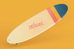 Surfboard Mockup, an Advertising Mockup by skybluecreative