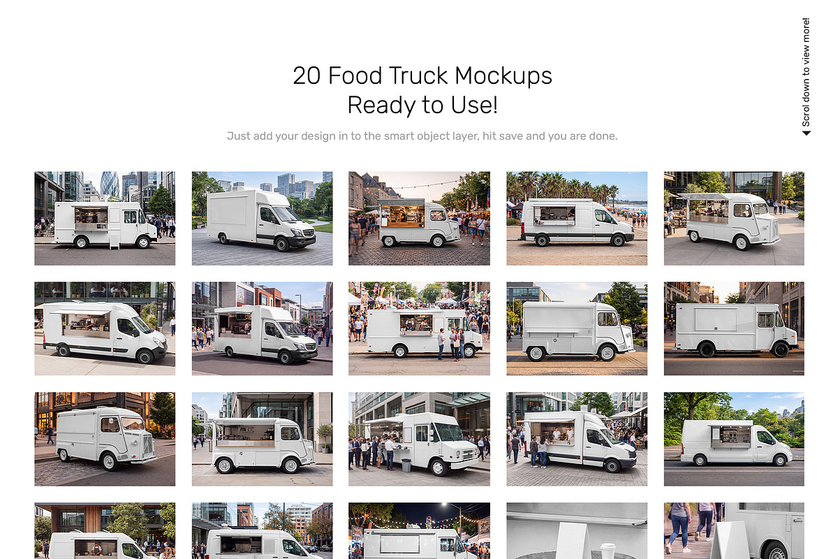 Food Truck Mockups - Vehicle Mockups, an Advertising Mockup by Mr.Mockup™ (Photo 3 of 14)