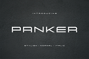 Panker Font, a Font by Kreabie (Thumbnail 1 of 3)