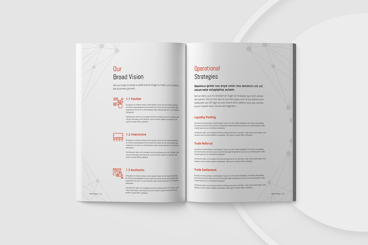 Minimal White Paper, a Brochure Template by astutedesign11 (Photo 12 of 13)