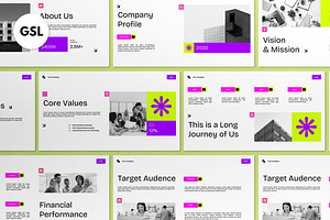 White Company Profile Google Slide, a Presentation Template by graphicook