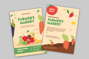 Farmer's Market Flyer, a Templates & Theme by studiogstock