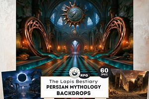 The Lapis Bestiary Persian Backdrops