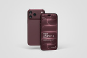 iPhone 18 Pro PSD Mockup, an iPhone Mockup by getproject (Thumbnail 1 of 6)