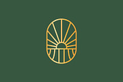 Abstract Dawn Logo Linear Gold, a Branding & Logo Template by Signatoro (Thumbnail 1 of 3)