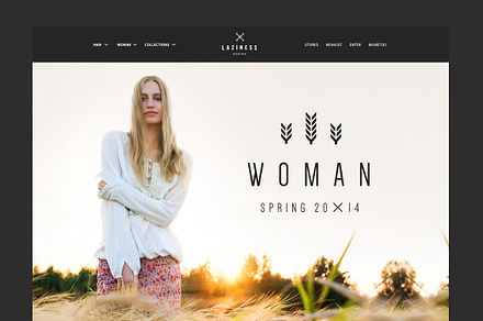 Laziness psd Template