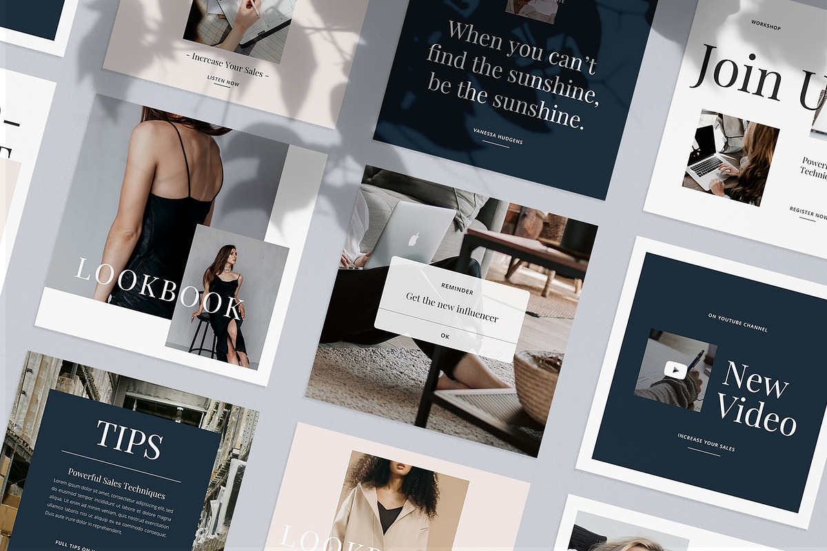 Influencer Media Kit - PS & CANVA, a Social Media Template by Visuel Colonie® (Photo 2 of 14)
