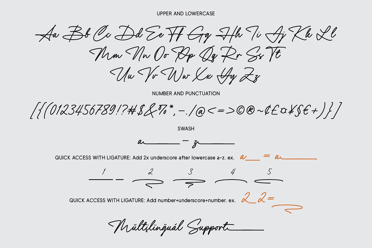 Yustine | Signature Script, a Script Font by Lemonthe (Photo 7 of 7)