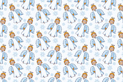 Christmas Seamless Pattern Set, a Pattern Graphic by pixaroma (Thumbnail 5 of 5)