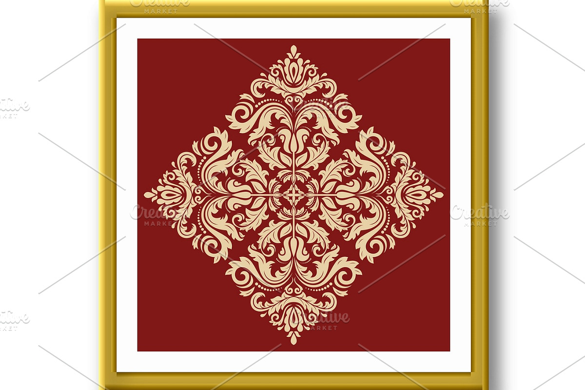 Classic Vector Fine Pattern With, a Pattern Graphic by FineArtStudio (Photo 2 of 3)