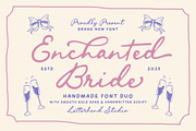 Enchanted Bride Wedding Font, a Script Font by Letterhend Studio (Thumbnail 1 of 12)