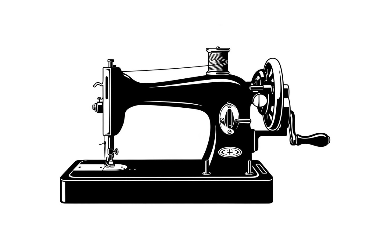 Vintage Sewing Machine Bundle, an Illustration by yasushie (Photo 8 of 31)