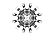 Modern Black and White Mandala Pack, a Decorative Illustration by NJ Himel (Thumbnail 3 of 101)