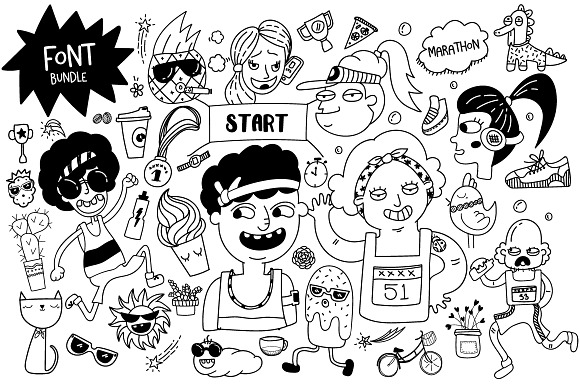 Hand Doodle and Kids Fonts preview 6