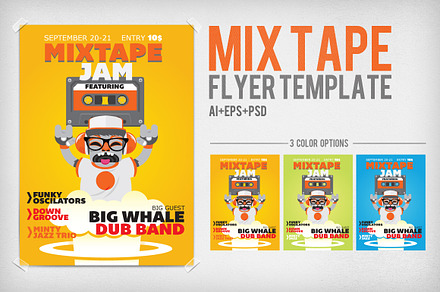 Mix Tape Flyer Template