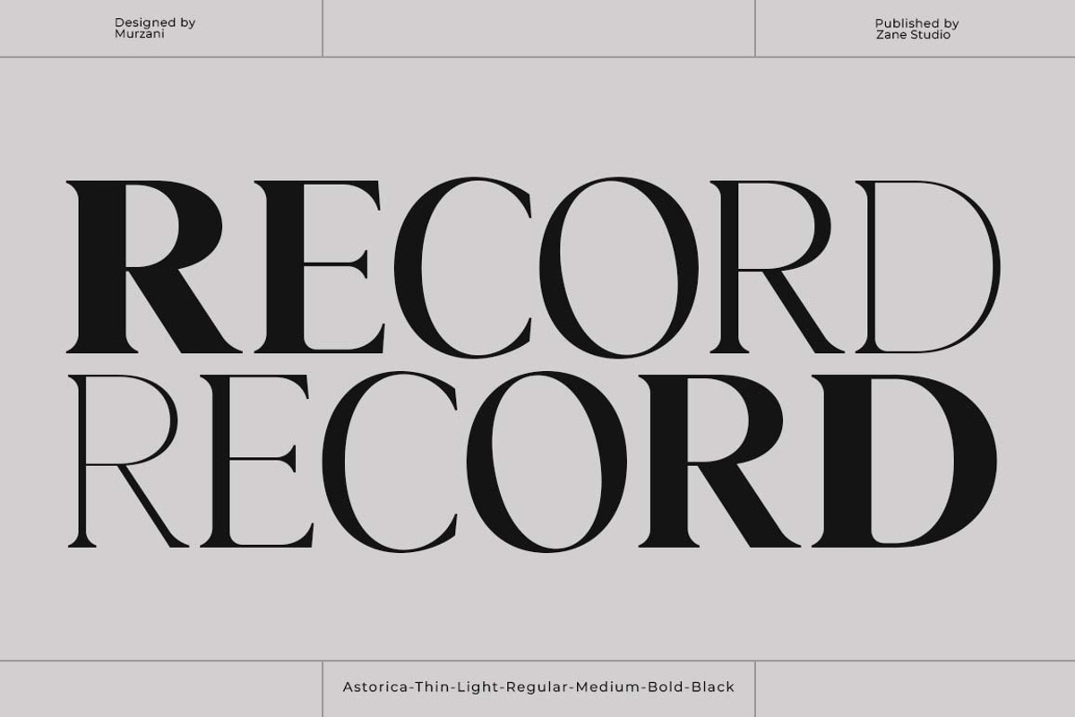 Astorica Display -  Font Family, a Serif Font by Zane Studio (Photo 8 of 16)