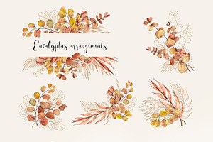 Eucalyptus & Boho Florals