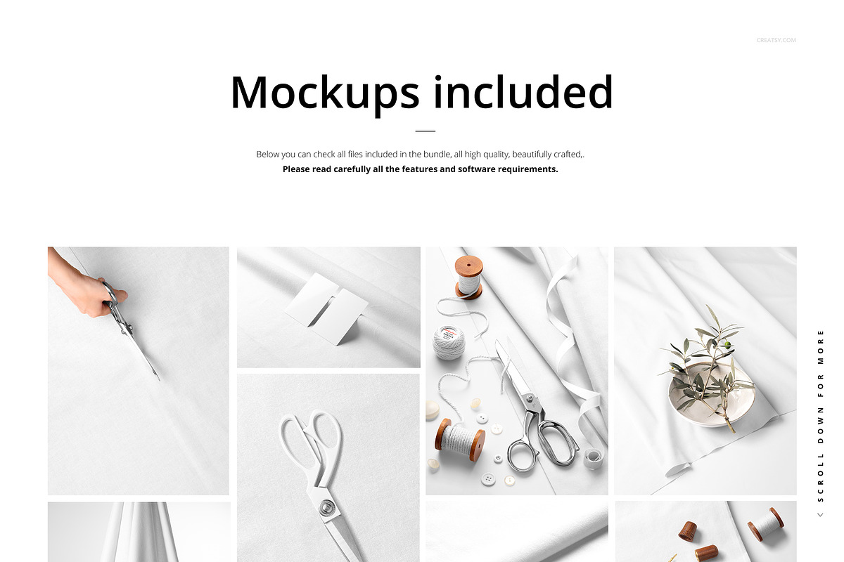 Fabric Factory v.7 Mockup Bundle, a Merchandise Mockup by creatsy5 (Photo 2 of 55)
