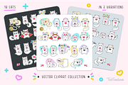 Cat in Love | Clipart & Patterns, an Animal Illustration by TaniCreatures (Thumbnail 3 of 9)