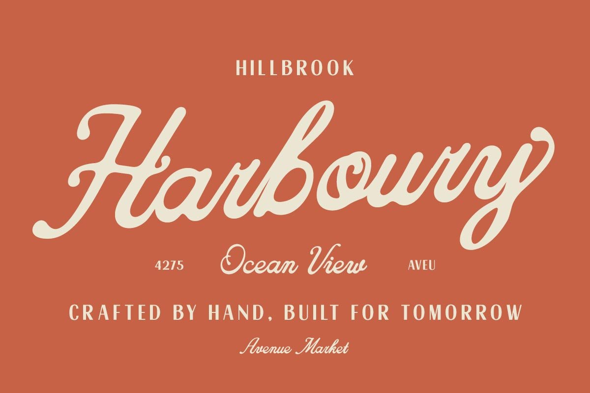 Avenue Market Duo, a Script Font by Letter Fresh (Photo 5 of 10)