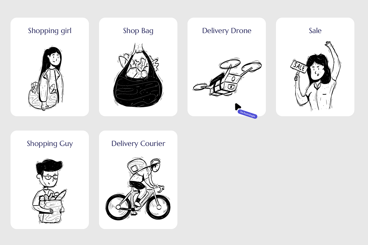 38 Illustration | Grocery Store, a Food Illustration by Directico Design Kit (Photo 11 of 11)