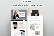 Kajabi Sales Page Template, a Landing Page Template by Pixel & Flow (Thumbnail 1 of 8)