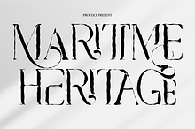 MARITIME HERITAGE - VINTAGE FONT
