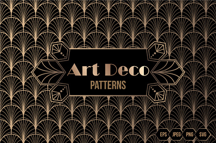 Art Deco Patterns, a Pattern Graphic by Milky April