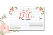 Floral Wedding Invitation, an Invitation Template by Tiaga (Thumbnail 2 of 4)