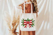 Christmas Coquette bow Png, an Illustration by Libby Wishes (Thumbnail 4 of 6)