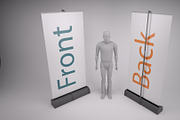 Roller Banner, an Object 3D Model by kjpargeterimages (Thumbnail 3 of 7)