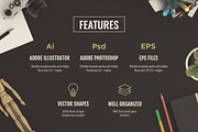 40 Premium Foot Logo Set, a Branding & Logo Template by SLAB! Design (Thumbnail 3 of 6)