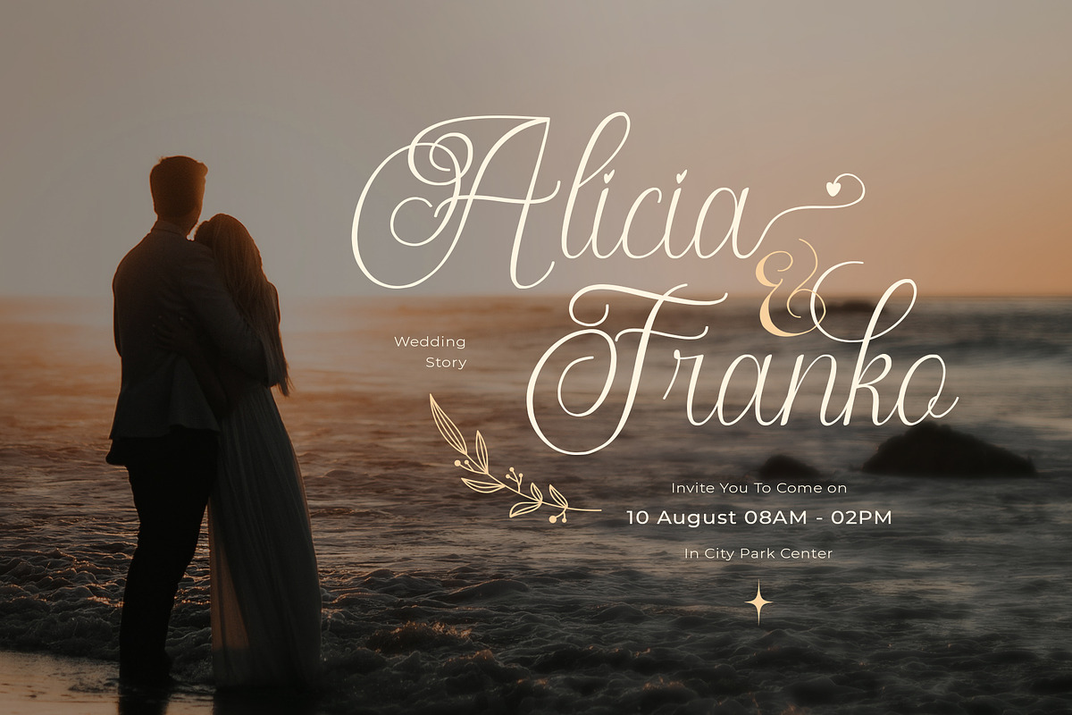 Theafalina - Beauty Elegant Script, a Script Font by Aksapix Studio (Photo 2 of 10)