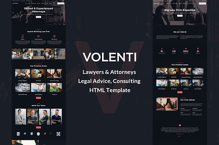 Law Firm Attorney Lawyer Template